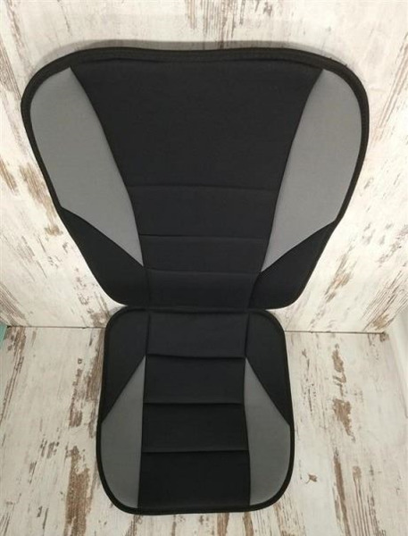 Respaldo Cubre Asiento Negro/Gris · Acolchado Foam 9mm (6)