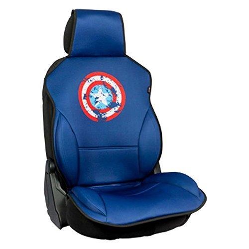 Respaldo Cubre Asiento Capitán América. Color Azul (3)