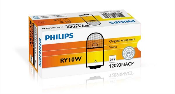RY10W Philips Lámpara Ámbar Piloto 12V 10W (1)