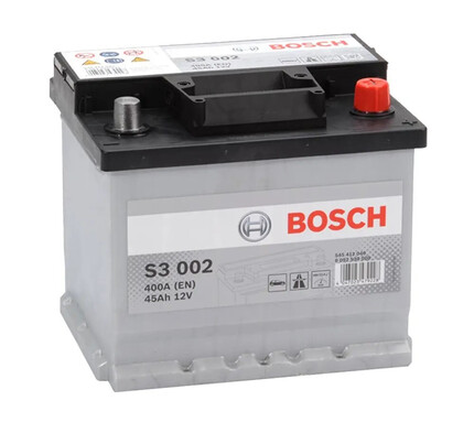 S3002 Batería Bosch Turismo 12V 45Ah 400A -/+