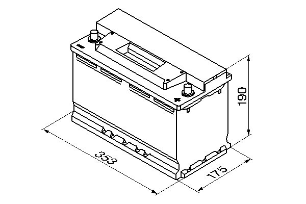S3013 Batería Bosch 12V 90Ah 720A -/+ Motores Grandes, 4x4 y Furgones (1)