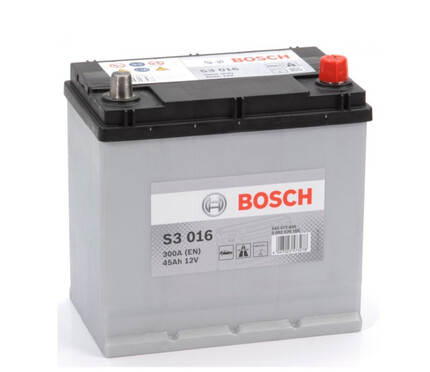 S3016 Batería Bosch 12V 45Ah 300A -/+ Turismos y Utilitarios.
