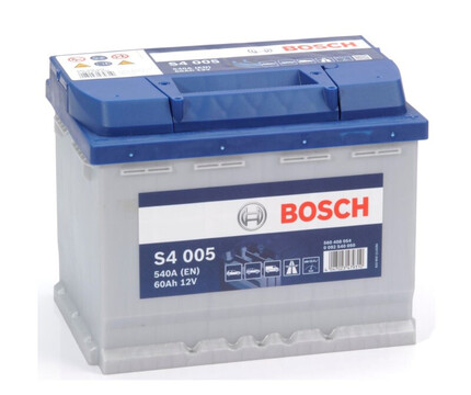 S4005 Batería Bosch 12V 60Ah 540A -/+ Turismos y Berlinas.