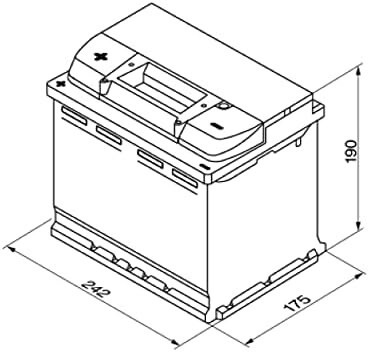 S4006 Batería Bosch 12V 60Ah 540A +/- Vehículos Asiáticos (Bornes cambiados) (1)