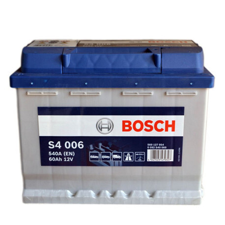 S4006 Batería Bosch 12V 60Ah 540A +/- Vehículos Asiáticos (Bornes