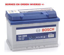 S4009 Batería Bosch 12V 74Ah 680A +/- Vehículos Asiáticos (Bornes cambiados)