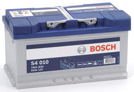 S4010 Batería Bosch 12V 80Ah 740A -/+ Turismos Grandes, 4x4 y Furgones