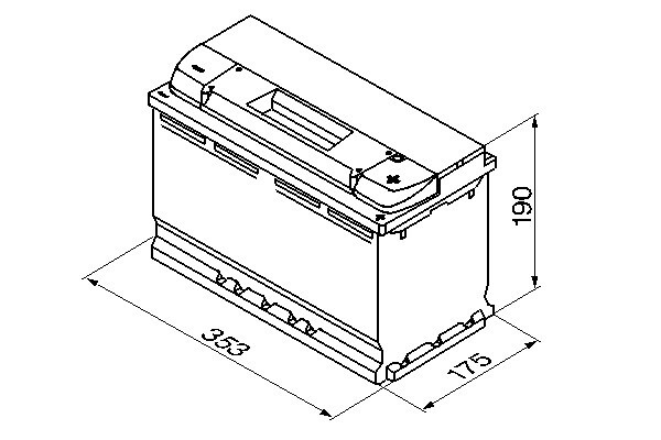 S4013 Batería Bosch 12V 95Ah 800A -/+ Motores Grandes, 4x4 y Furgones (1)