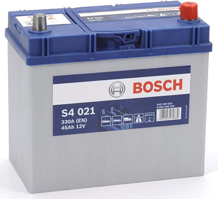 S4021 Batería Bosch 12V 45Ah 330A -/+ Turismos y Utilitarios