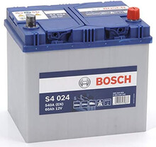 S4024 Batería Bosch 12V 60Ah 540A -/+ Turismos y Berlinas