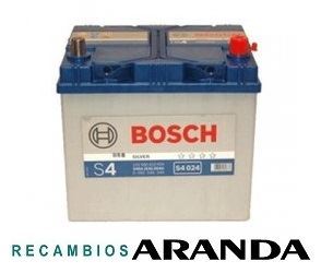 S4024 Batería Bosch 12V 60Ah 540A -/+ Turismos y Berlinas