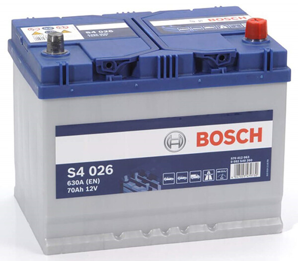 S4026 Batería Bosch 12V 70Ah 630A -/+ Turismos y Berlinas