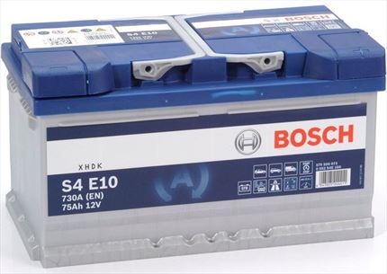 S4E10 Batería Bosch EFB 12V 75Ah 730A -/+ Start Stop · Alto Rendimiento