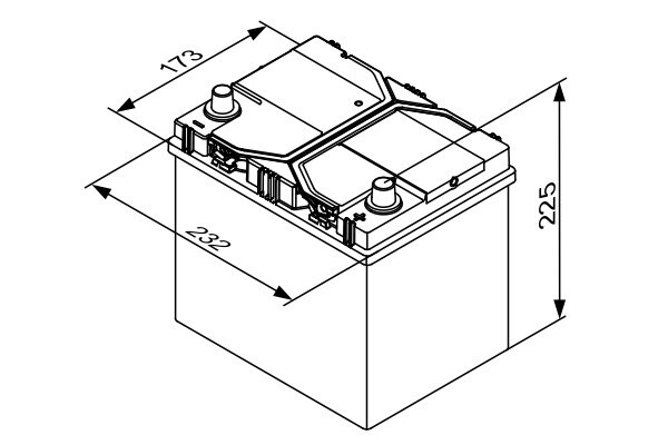 S4E40 Batería Bosch EFB 12V 65Ah 650A -/+ Start Stop · Alto Rendimiento (1)