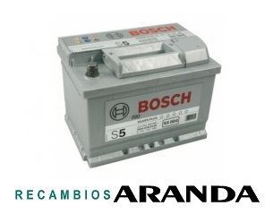 S5004 Batería Bosch 12V 61Ah 600A -/+ Alto Rendimiento