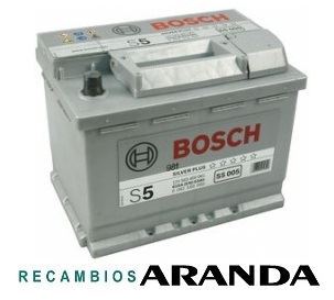 S5005 Batería Bosch 12V 63Ah 610A -/+ Alto Rendimiento