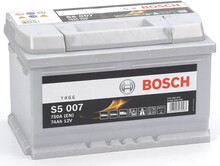 S5007 Batería Bosch 12V 74Ah 750A -/+ Alto Rendimiento