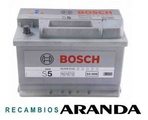 S5008 Batería Bosch 12V 77Ah 780A -/+ Alto Rendimiento