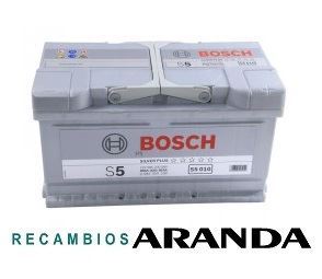 S5010 Batería Bosch 12V 85Ah 800A -/+ Alto Rendimiento