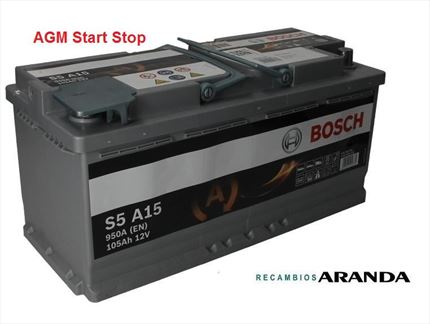 S4022 Batería Bosch 12V 45Ah 330A +/- Vehículos Asiáticos (Bornes