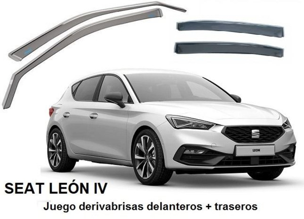 Seat León IV 5 puertas. Modelo desde 2020> Deflectores de Aire · Juego Delantero