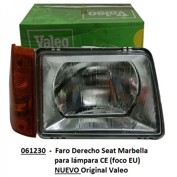 Seat Marbella (1987-1994) Faro CE Delantero Derecho