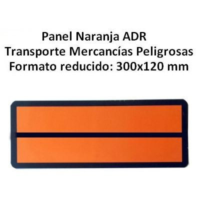 Señal V-11 Panel ADR Mercancías Peligrosas 300x120 mm