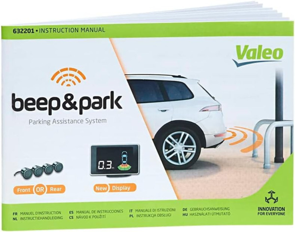 Sensor aparcamiento Valeo Beep&park · 4 sensores y pantalla LCD (1)