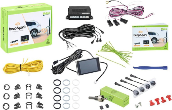 Sensor aparcamiento Valeo Beep&park · 4 sensores y pantalla LCD (2)