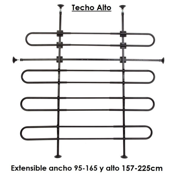 Separa Cargas Furgón Techo Alto · Acero Galvanizado