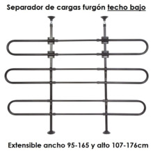 Separa Cargas Furgón Techo Bajo · Acero Galvanizado