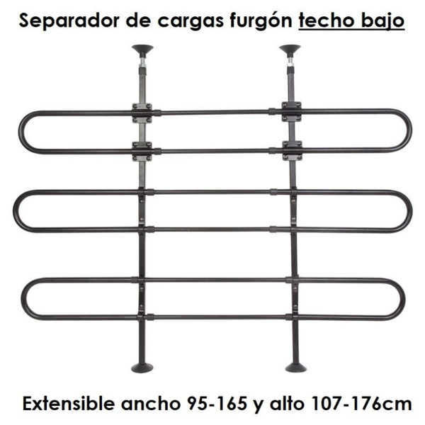 Separa Cargas Furgón Techo Bajo · Acero Galvanizado