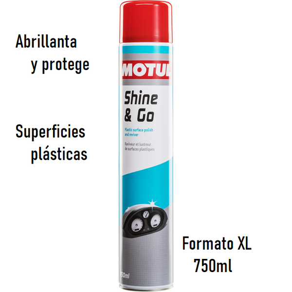 Shine & Go Motul · Abrillantador de Plásticos · 750ml