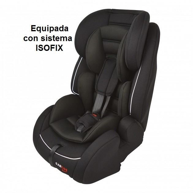 Silla Infantil ISOFIX Grupo 1-2-3 (de 9 a 36 kg). Reclinable y