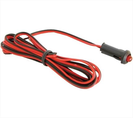Piloto de alarma simulada 12V. Indicador luminoso de alarma