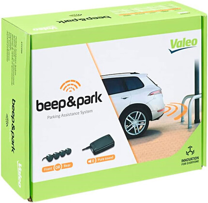 Kit 8 sensores de aparcamiento y pantalla LCD para coche · Valeo beep&park