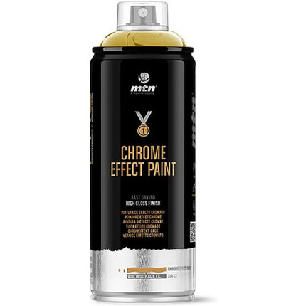 Spray Pintura Cromada Oro · MTN Pro · 400ml