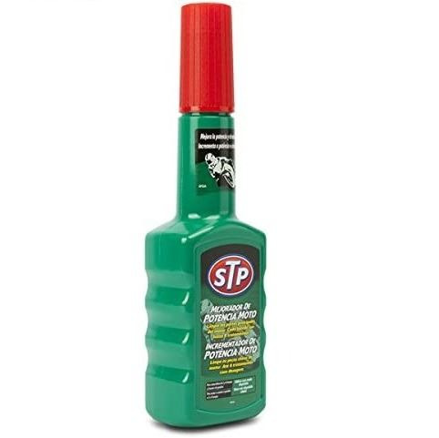 STP · Aditivo Mejorador de Potencia · Motos 2 y 4T · 200 ml (1)