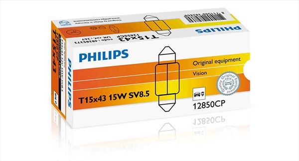 T15W Philips Lámpara 12V 15W (Plafón) (1)