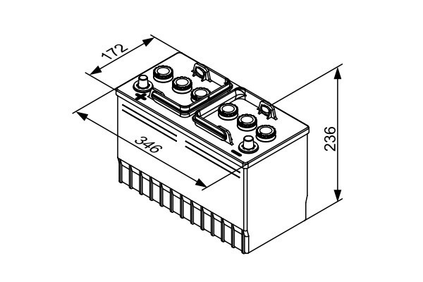 T3035 Bosch 12V 110AH 680A · Batería Gama T3 · Industrial y Maquinaria (1)