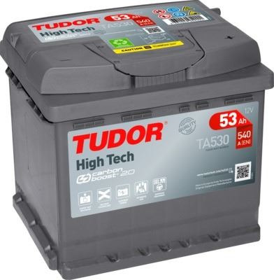 TA530 Batería Tudor High Tech 12V 53Ah 540A -/+ Turismos