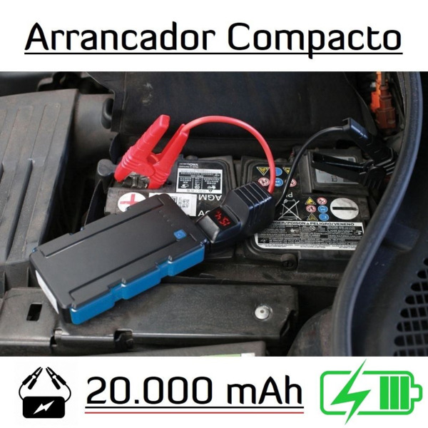 TAB905 · 20000mAh Arrancador de Baterías Compacto