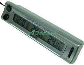 Termómetro Int/Ext con Reloj
