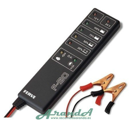F-90 Tester Electrónico Ferve Test 12-24V