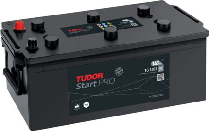 TG1403 Batería Tudor 12V 140Ah 800A · Bornes mismo lado +/- Industriales y Maquinaria