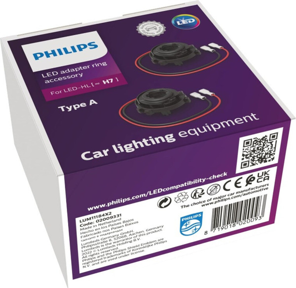 Anillos adaptadores lámparas LED (H7) Philips · Set de 2 uds (1)