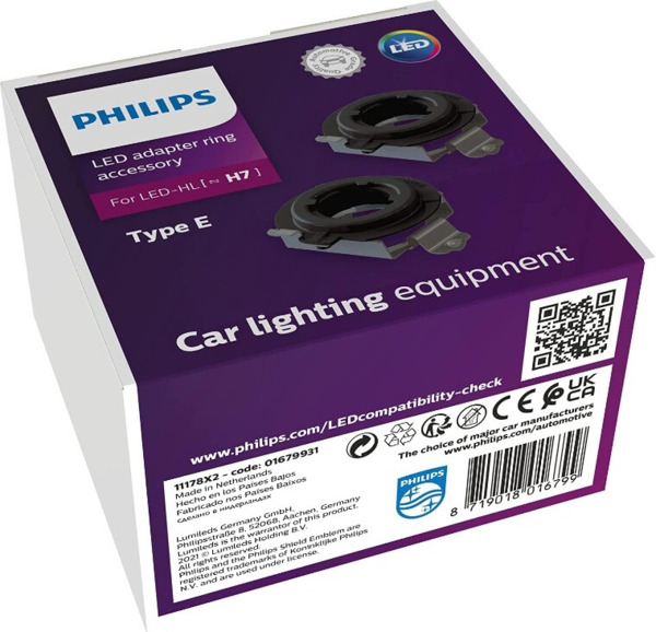 Anillos adaptadores lámparas LED (H7) Philips · Set de 2 uds (1)