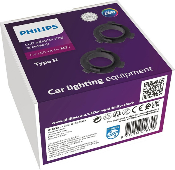 Anillos adaptadores lámparas LED (H7) Philips · Set de 2 uds (1)
