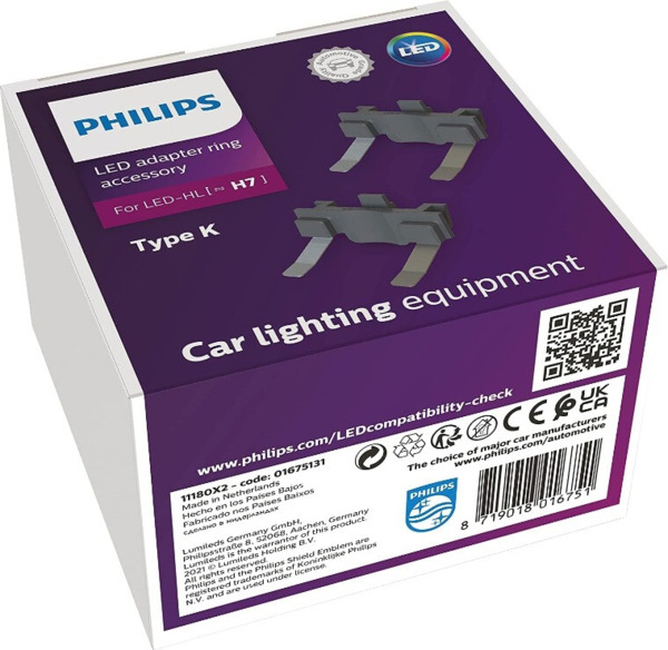 Anillos adaptadores lámparas LED (H7) Philips · Set de 2 uds (1)