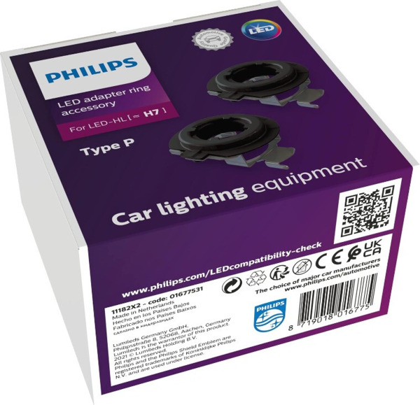 Anillos adaptadores lámparas LED (H7) Philips · Set de 2 uds (1)